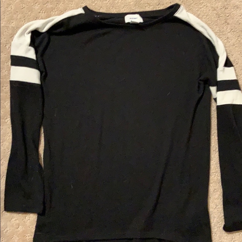 Long sleeved black sweater